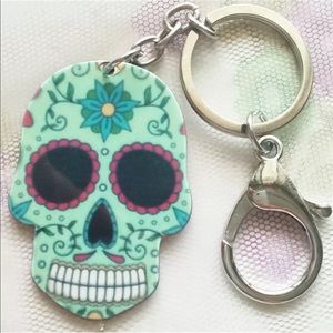 Keychain sugar skull